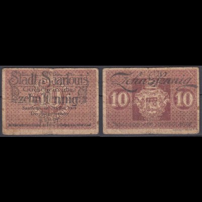 Saarlouis - 10 Pfennig Notgeld Gutschein 1919 (32326