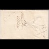 1836 AACHEN Nachts Brief nach WEILER bei Lindau mit Inhalt (32404