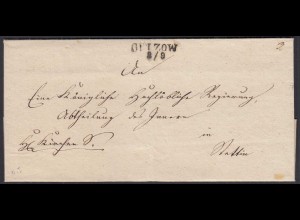 ca. 1825 GÜLZOW L2 Umschlag nach Stettin (32414