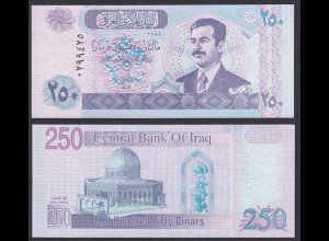 Irak - Iraq 250 Dinars (2002) Pick 88 UNC (1) (32375