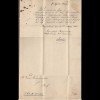 1852 DÜSSELDORF alter Brief mit Inhalt nach NORF (32475