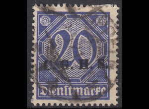 Oberschlesien - Upper Silesia Mi. D11 overprint 20 Pfennig gebraucht used (70498