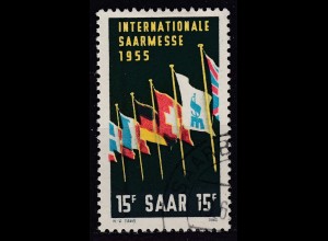 Saar Saarland - 1955 Mi. 359 SAARMESSE Saarbrücken gestempelt used (70537