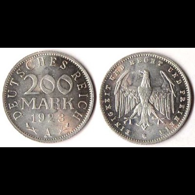 200 Mark Deutsches Reich Jäger Nr. 304 1923 A (113
