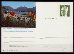 BRD Bundesrepublik Ganzsache Bildpostkarte 8162 Schliersee (d076