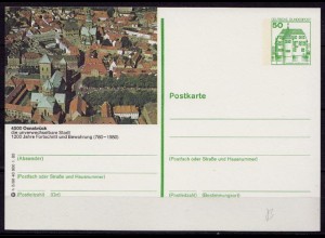 BRD Bundesrepublik Ganzsache Bildpostkarte 4500 Osnabrück (d080