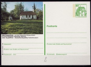 BRD Bundesrepublik Ganzsache Bildpostkarte 4590 Cloppenburg (d081