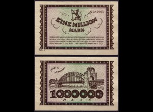  Düsseldorf 1- Million Mark 1923 Notgeld Oberbürgermeister VG (5) (D255