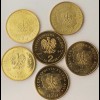 Polen - Poland 6 Stück verschiedene á 2 Zloty Münzen aus 2004 bfr. (m583