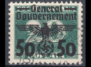 Generalgouvernement 1940 Mi.35 gestempelt used Überdruck 50 auf 20 Gr. (70578