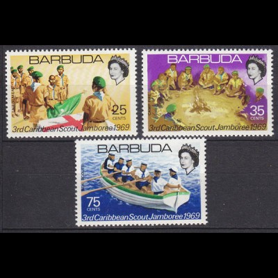 Barbuda Pfadfinder SCOUTS seltener Satz SET 1969 ** (5298