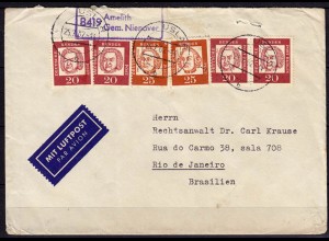 Brief Posthilfstelle/Landpost Amerlith Nienover über Uslar 1962 (6012