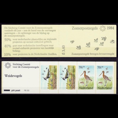 Niederlande Vögel Birds Tiere Wildlife 1984 Markenheftchen ** (10812