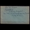 Brief Posthilfstelle Landpost Hildfeld über Bestwig Sauerland 22-9-1947 MEF 