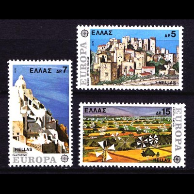 Griechenland Greece 1263/65 Europa CEPT 1977 postfrisch (8086