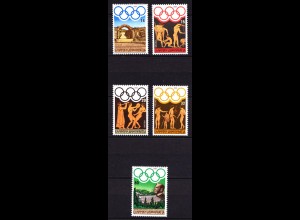 Griechenland Greece MiNr.1557/61 Olympic Games ** (8140