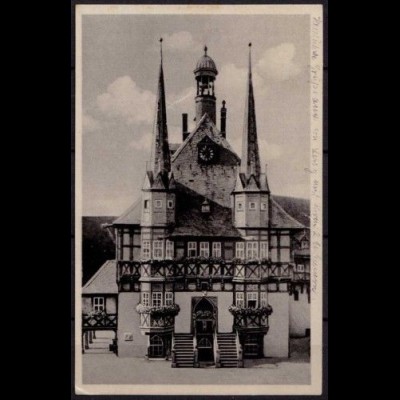 AK Wernigerode Harz Rathaus (b050