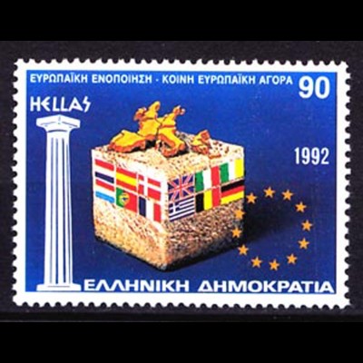 Griechenland Greece MiNr.1824 ** EUROPA Binnenmarkt (8202