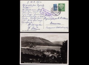 Elkeringhausen über Winterberg Posthilfstelle/Landpost 1954 (8539