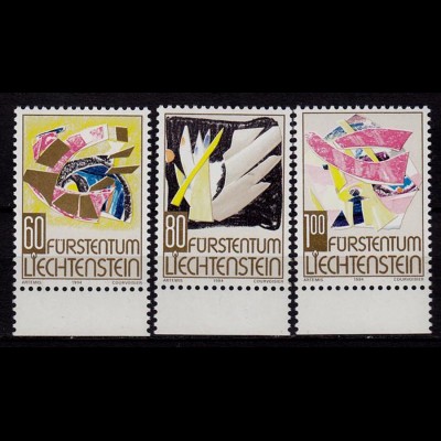 Liechtenstein Weihnachten 1994 Mi 1096-98 ** unter Postpreis (c072