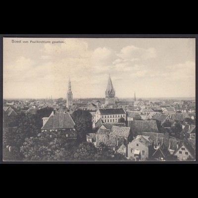 AK Soest Übersicht vom Paulikirchturm aus gesehen (16973