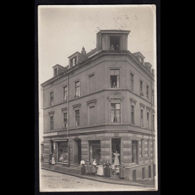 AK seltenes Privatfoto Barmen 1913 nach Mühlhausen (17230