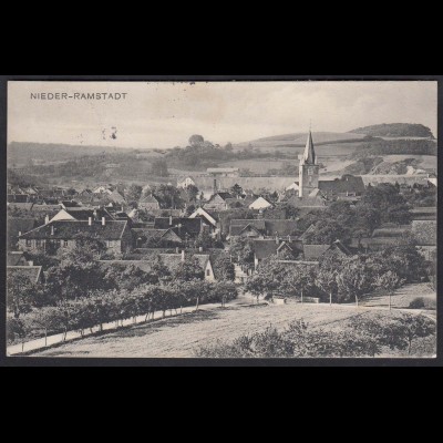  AK Nieder-Ramstadt (Mühltal) 1915 Gesamtansicht (17298