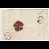 Sachsen Triptis R1 kleiner hübscher Brief mit Inhalt 1848 taxiert (d645