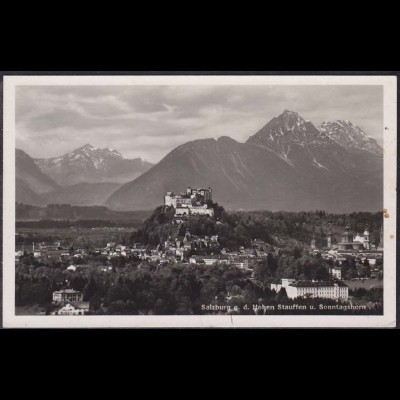 AK Österreich Salzburg Hohen Stauffen Gesamtansicht (12625