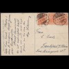 AK Lindenfels Odenwald Gesamtansicht durch die Bismarckwarte 1920 (12620