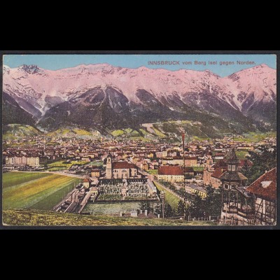 AK Innsbruck vom Berg Isel gegen Norden Gesamtansicht (12478
