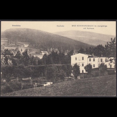 AK Brandhöhe Heufuder Bad Schwarzbach Schlesien (12561