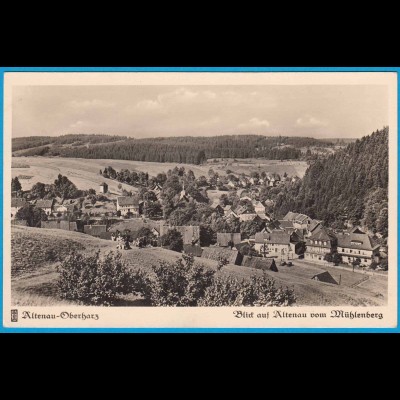 AK Altenau Oberharz Mühlenberg Teilansicht (2479