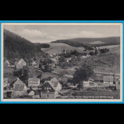 AK Altenau Oberharz Panorama Rothenberg (2497